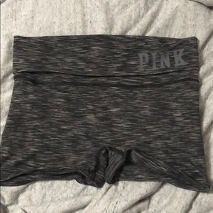 VS Pink Foldover Yoga Short